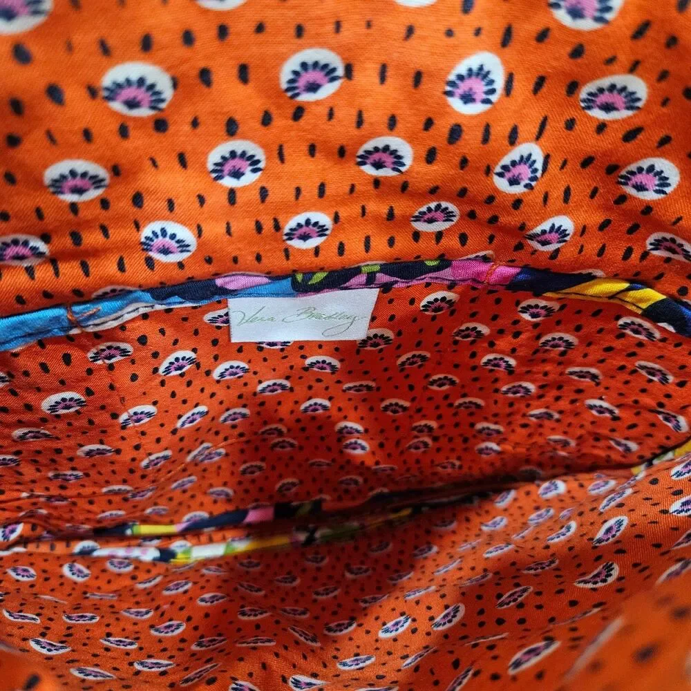Vera Bradley Hipster Crossbody Bag In The Retired Rio Pattern Quilted Bohemian